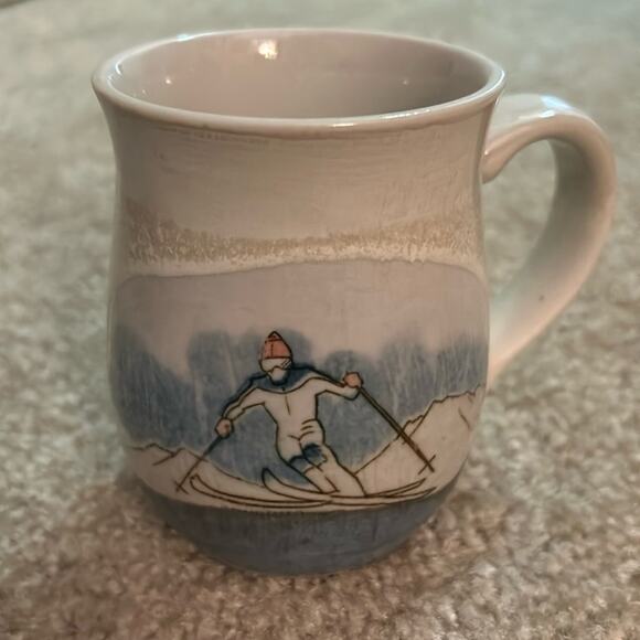 Winter Skiing Otagiri Mug Glazed - Picture 1 of 4